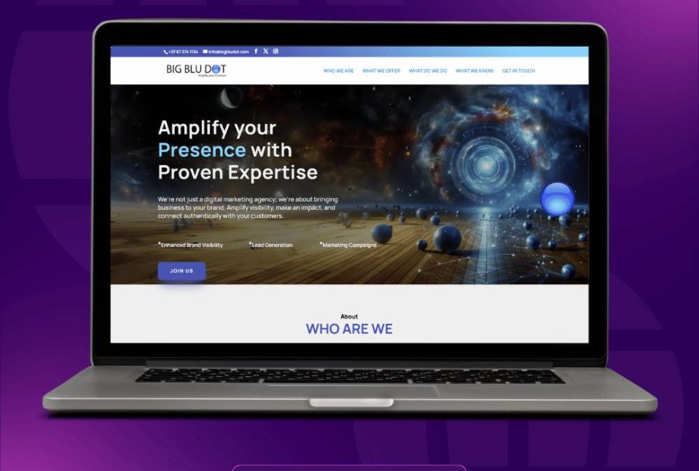 Big Blu Dot Website